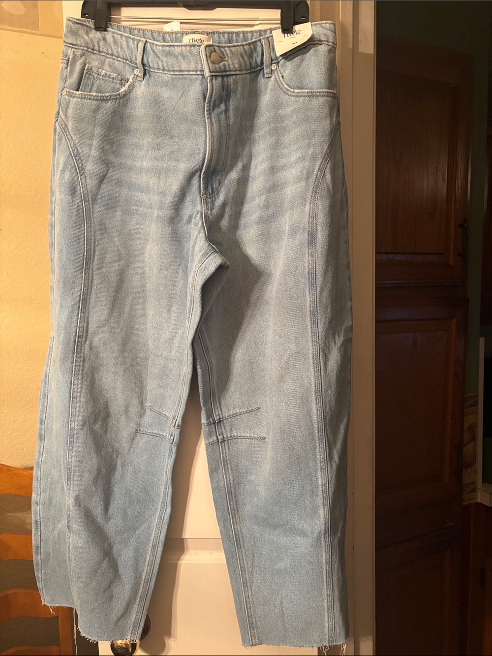 LOFT HighRise Horseshoe Jeans